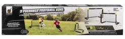 2 FOLDBARE FODBOLDMÅL INKL PLØKKER> New