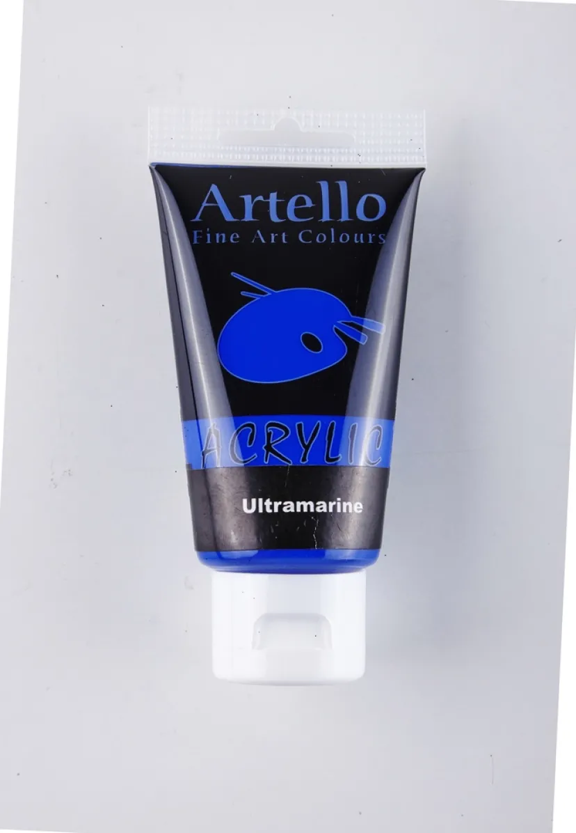 Akrylmaling Artello blå ultramarine 75ml>