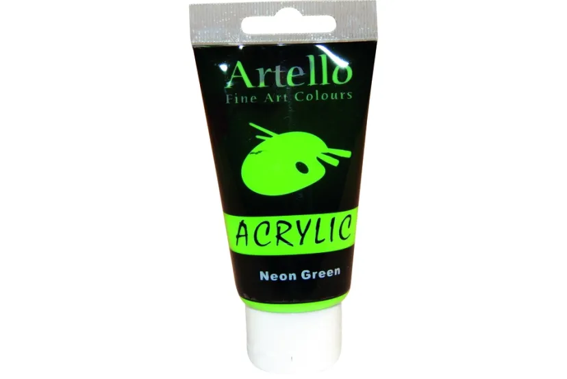 Akrylmaling Artello grøn neon 75ml>
