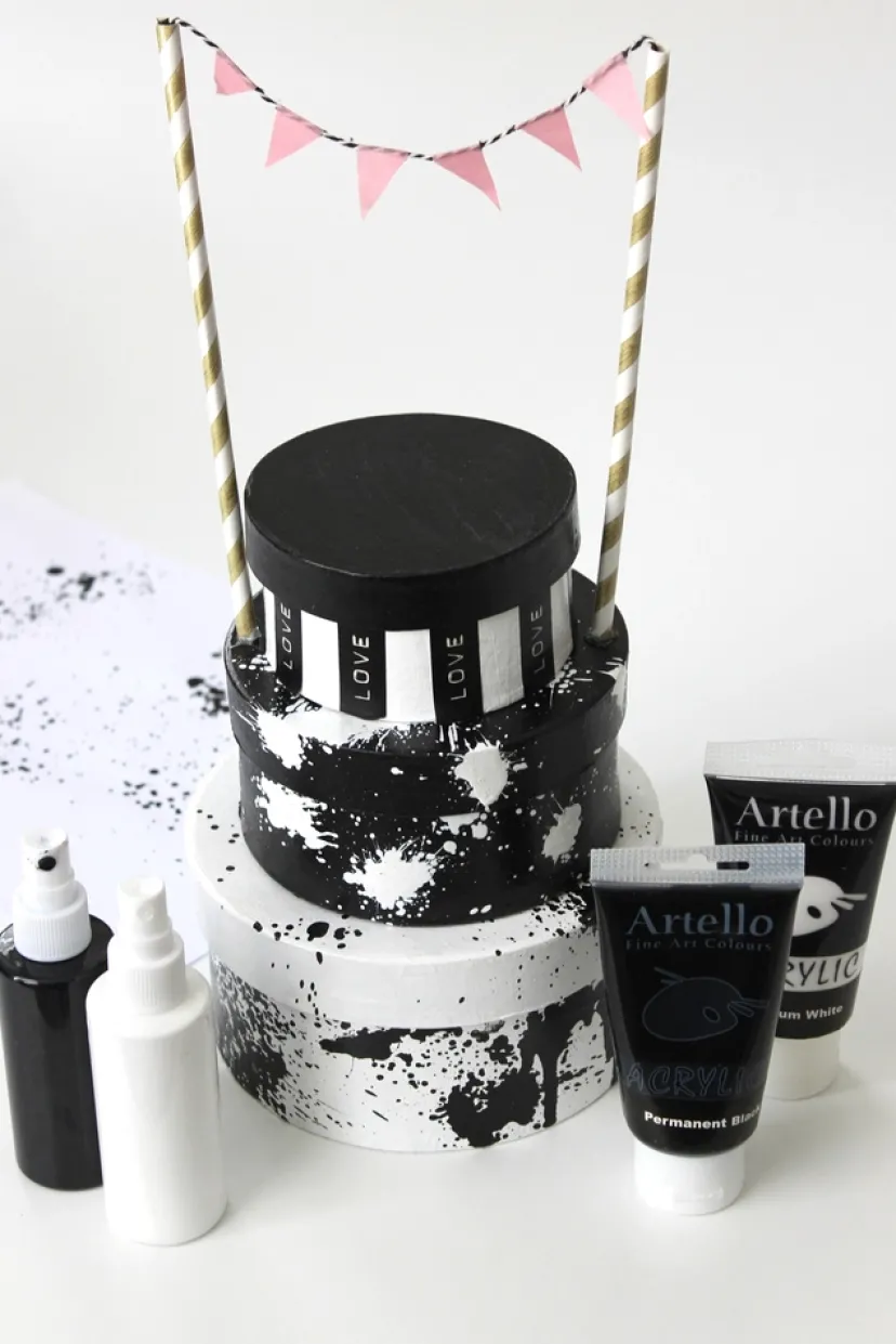 Akrylmaling Artello hvid titanium 75ml> Clearance