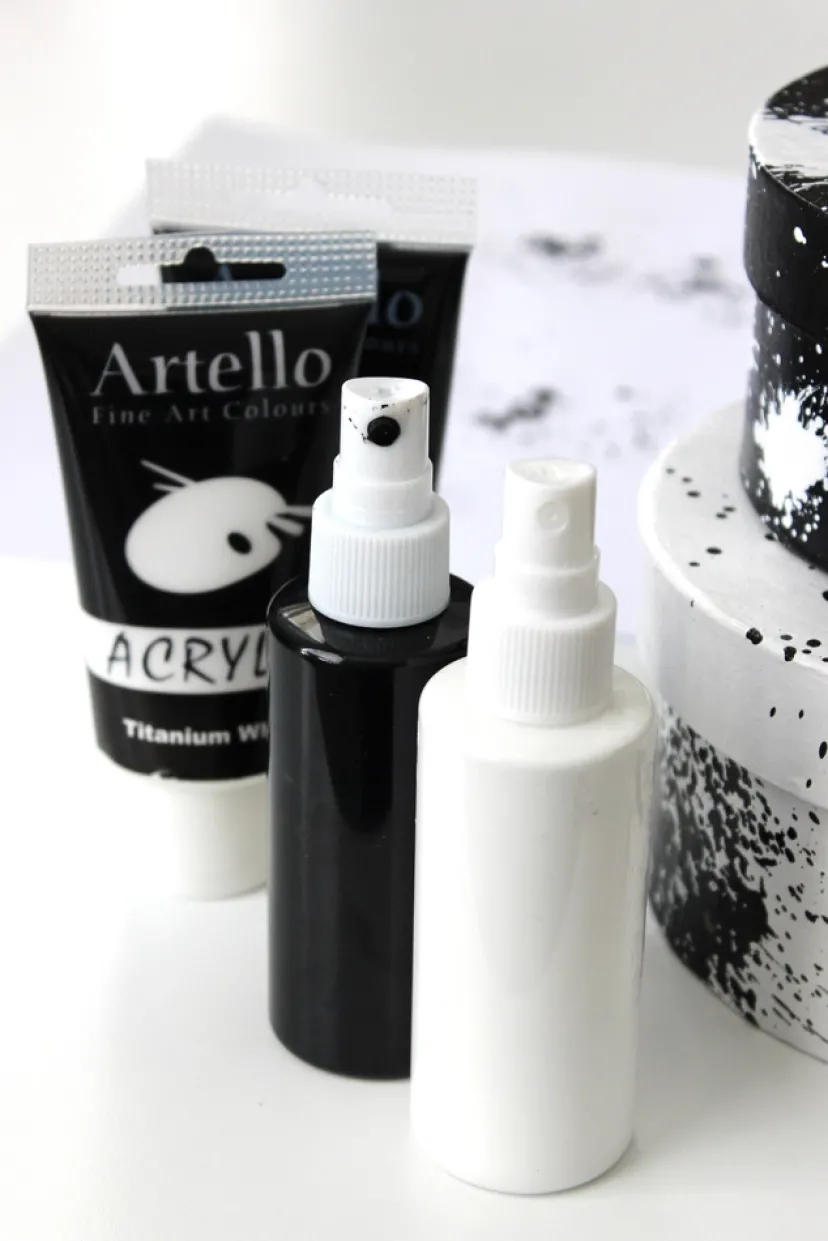 Akrylmaling Artello hvid titanium 75ml> Clearance