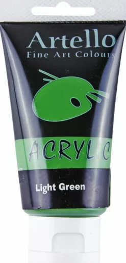 Akrylmaling Artello lysgrøn 75ml> Hot