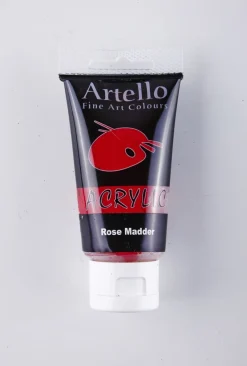 Akrylmaling Artello rose alizarin rød 75ml> Outlet