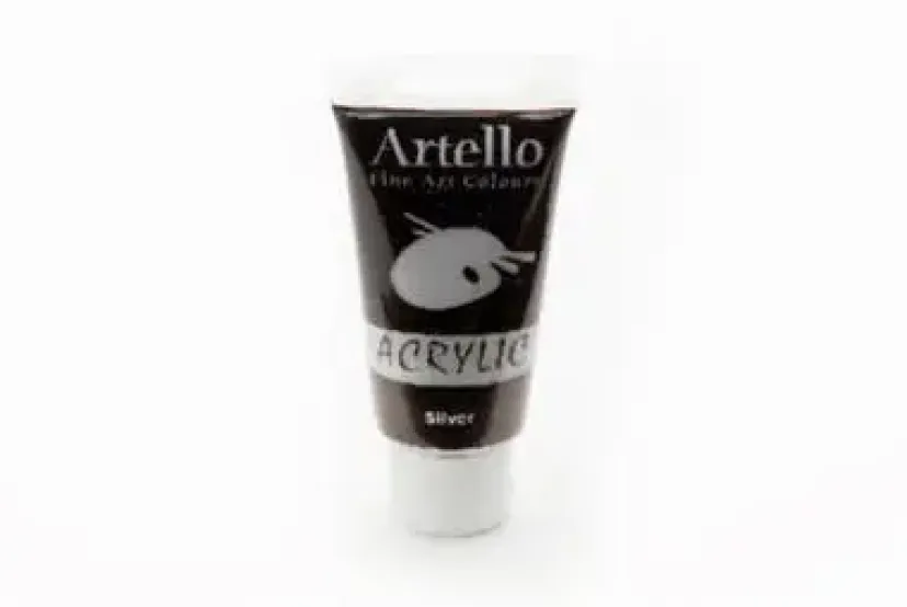 Akrylmaling Artello sølv 75ml> Sale