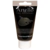 Akrylmaling Artello sort pearlized 75ml> Outlet
