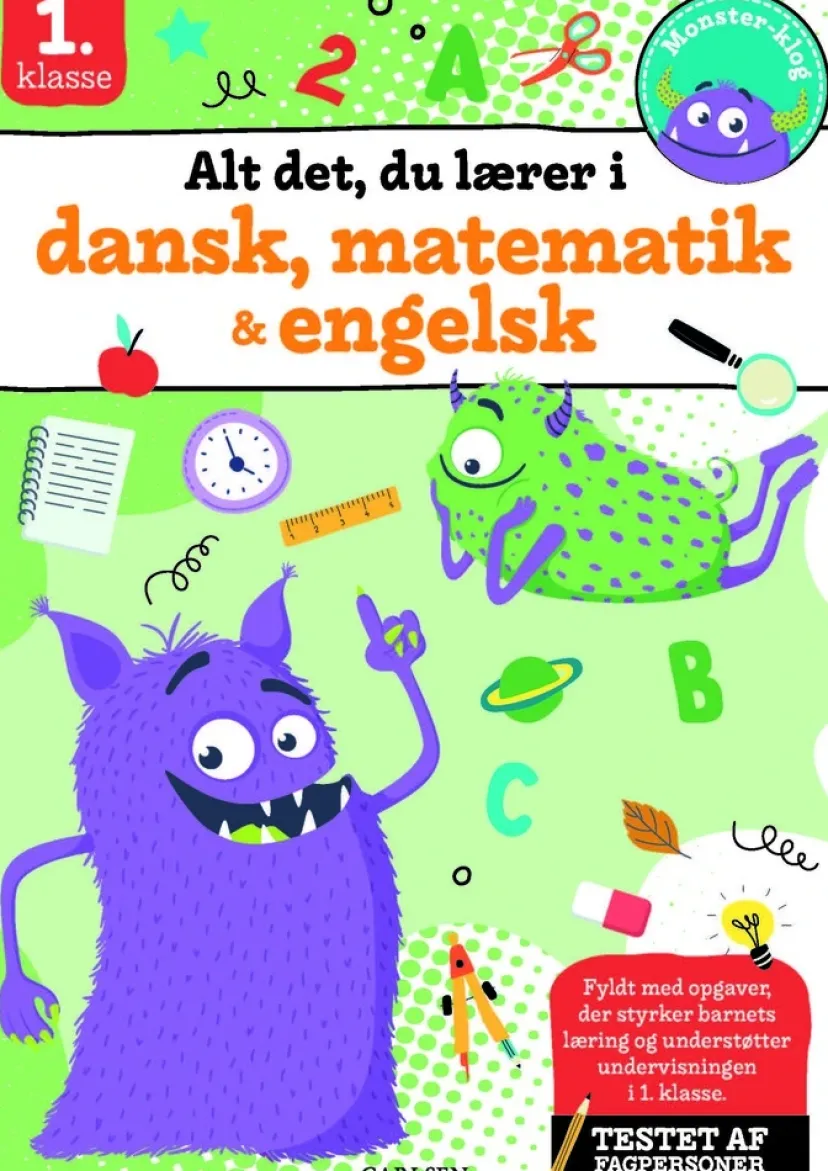 Alt det, du lærer i dansk, matematik & engelsk - 1. klasse> Best