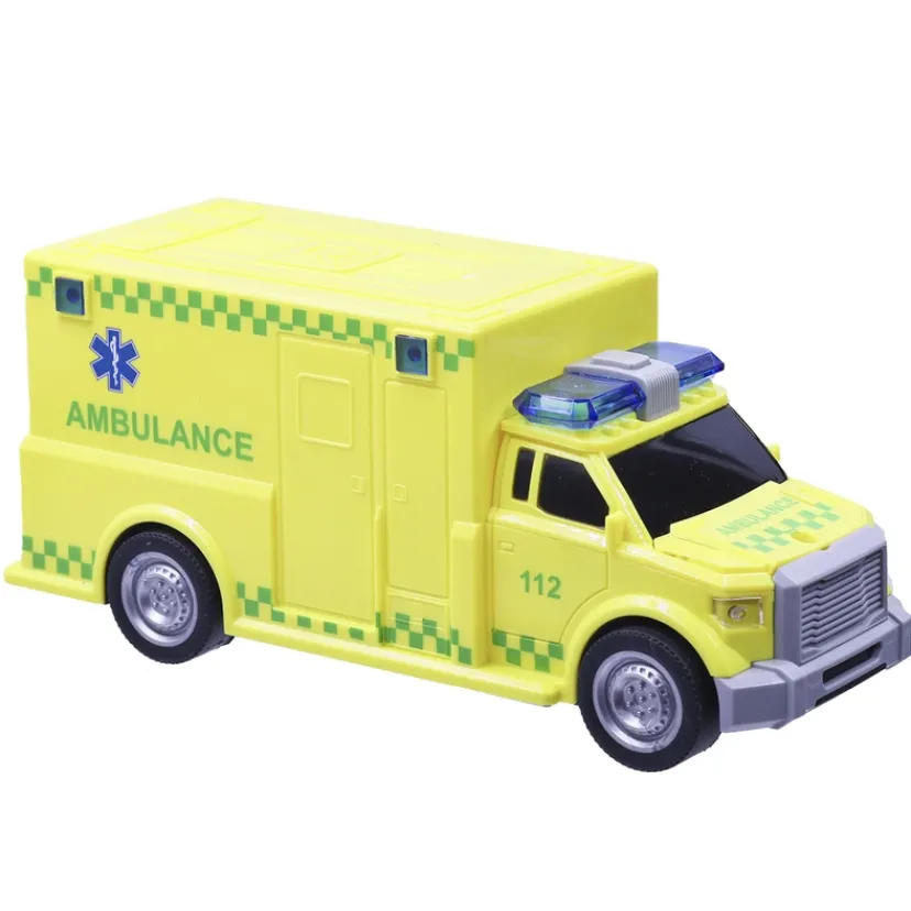 Ambulance med lys og lyd>