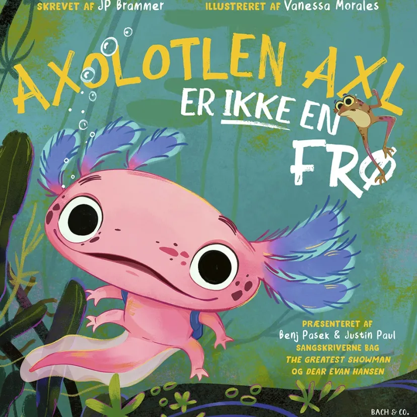 Axolotlen Axl er ikke en frø> Best