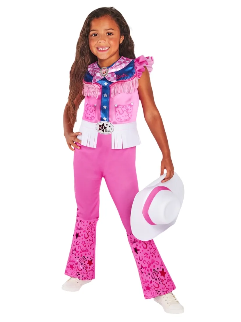 Cow-girl kostume med hat str. 3-4 år>Barbie Best