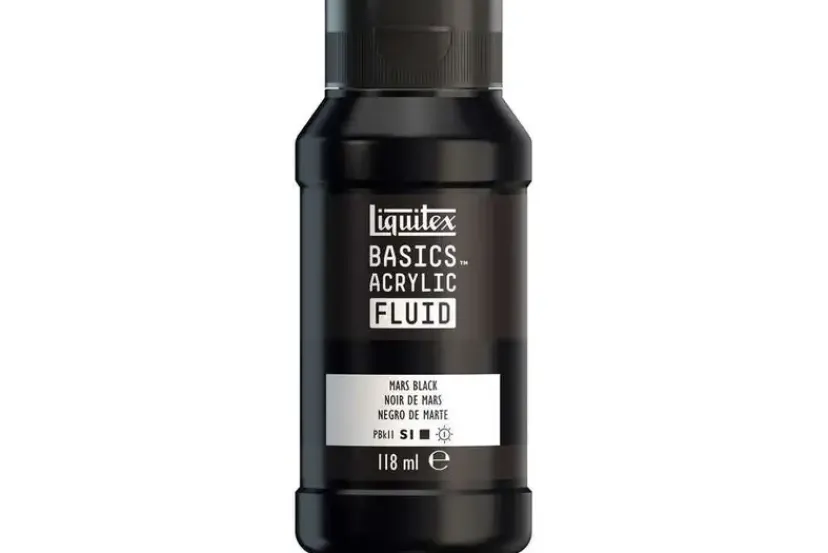 Basics fluid 118ml mars black row 276>LIQUITEX