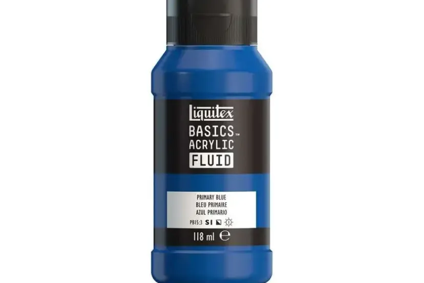 Basics fluid 118ml primary blue row 420>LIQUITEX Sale