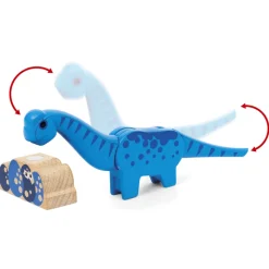 Batteridrevet tog med dinosaur><noscript><img width=