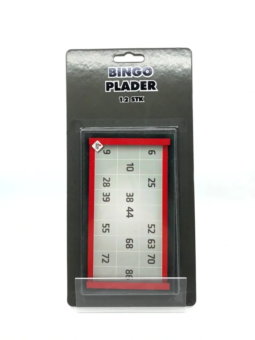 Bingo plader 12pak>Spil