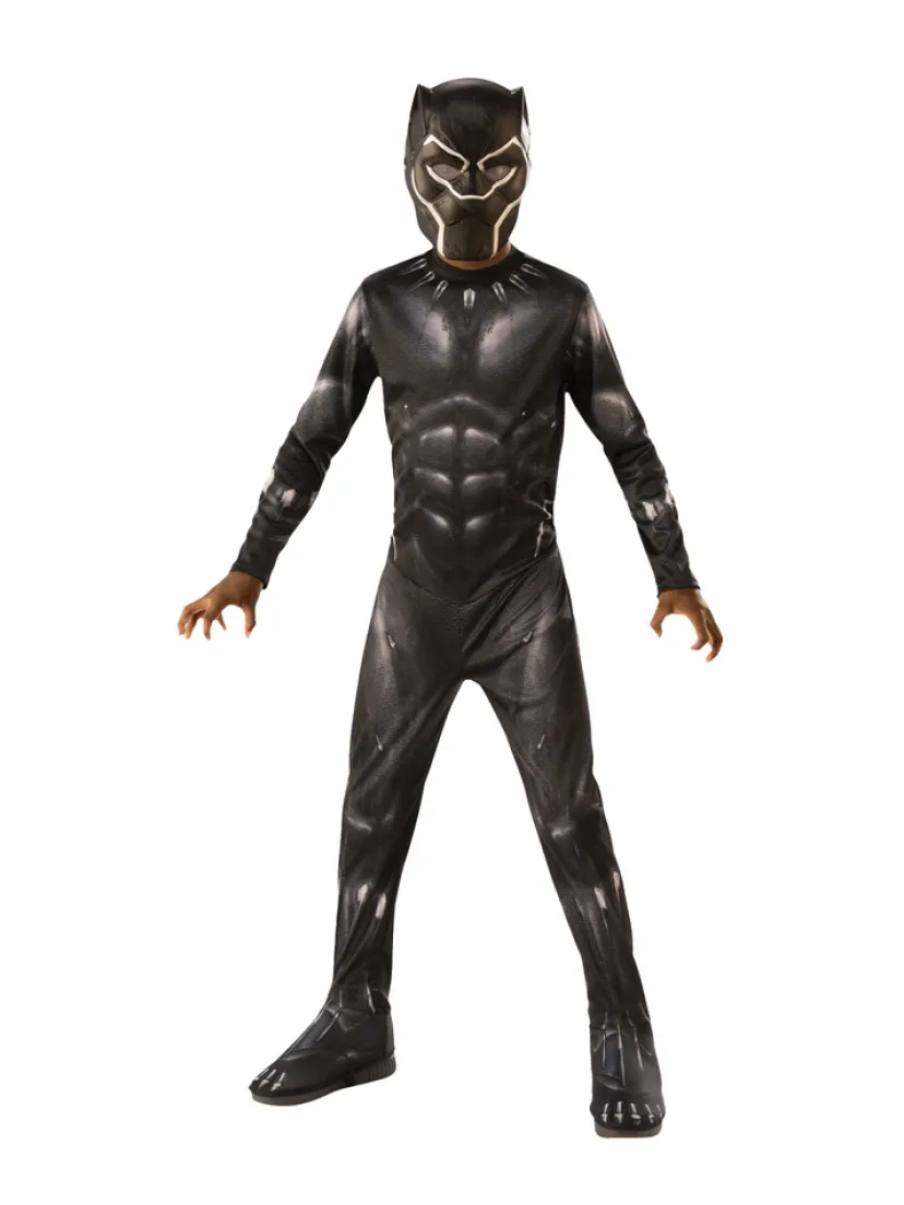 Black Panther Classic kostume med maske str. 3-4 år>Marvel Online
