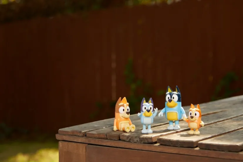 , 4 pk. Figurer, familien>Bluey Best