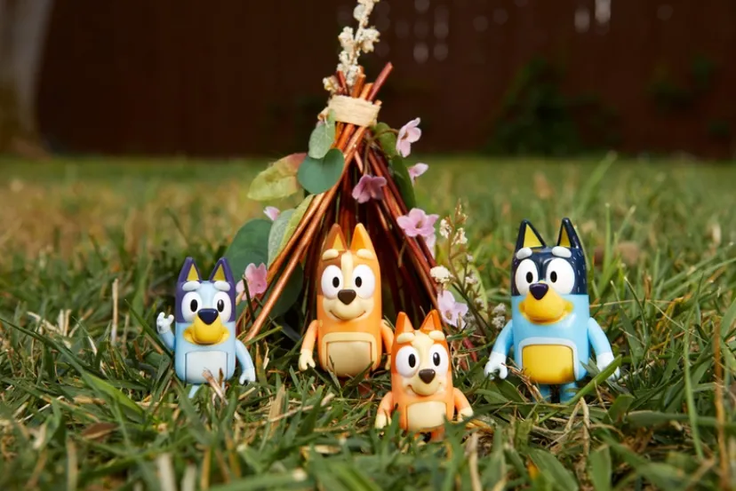 , 4 pk. Figurer, familien>Bluey Best
