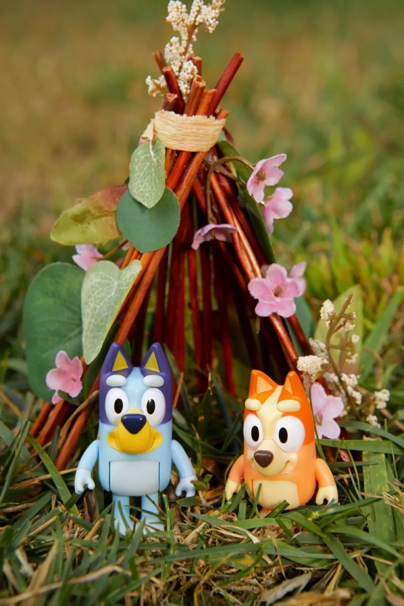 , 4 pk. Figurer, familien>Bluey Best