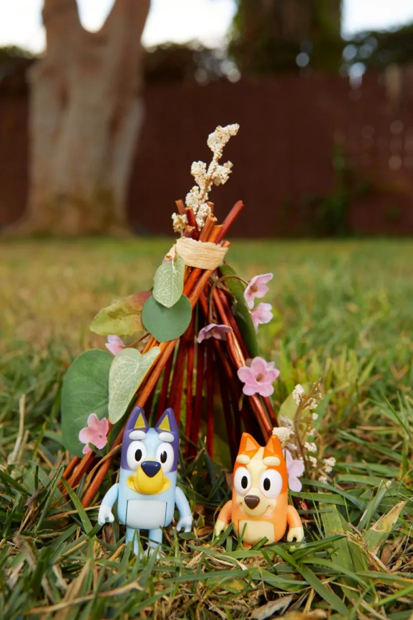 , 4 pk. Figurer, familien>Bluey Best