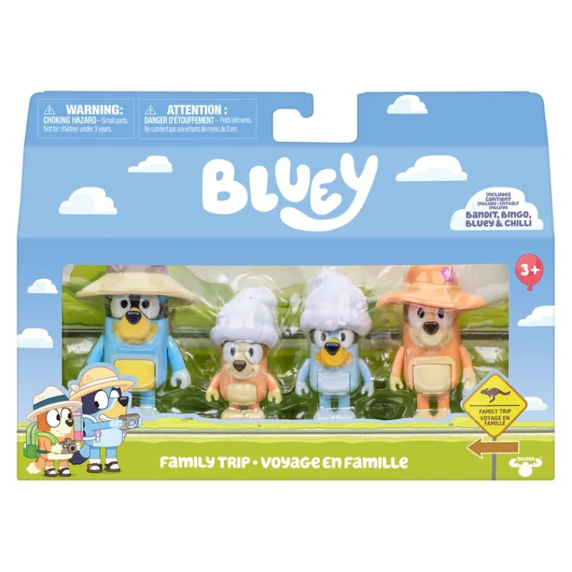 Holiday Figure 4-pak Familetur>Bluey