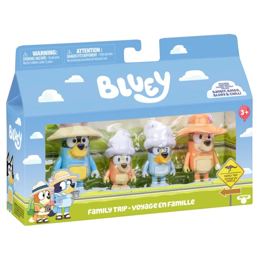 Holiday Figure 4-pak Familetur>Bluey