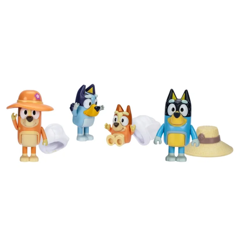 Holiday Figure 4-pak Familetur>Bluey