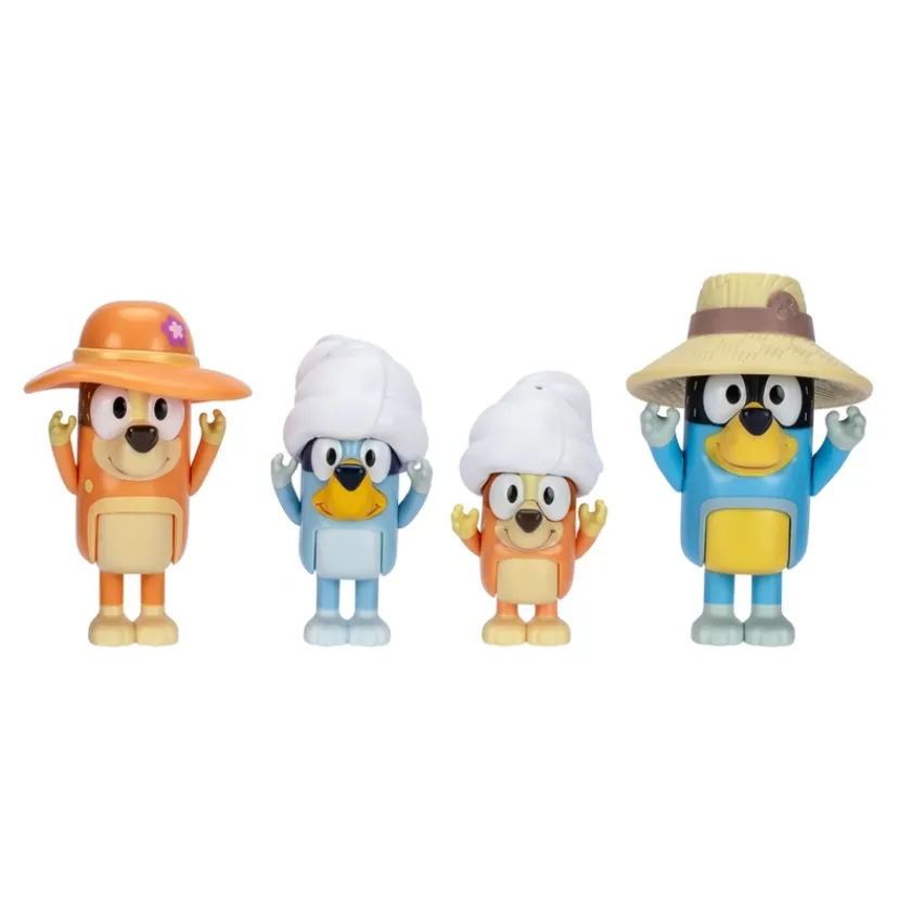 Holiday Figure 4-pak Familetur>Bluey