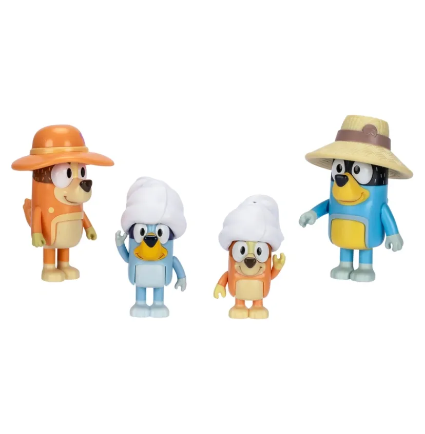 Holiday Figure 4-pak Familetur>Bluey