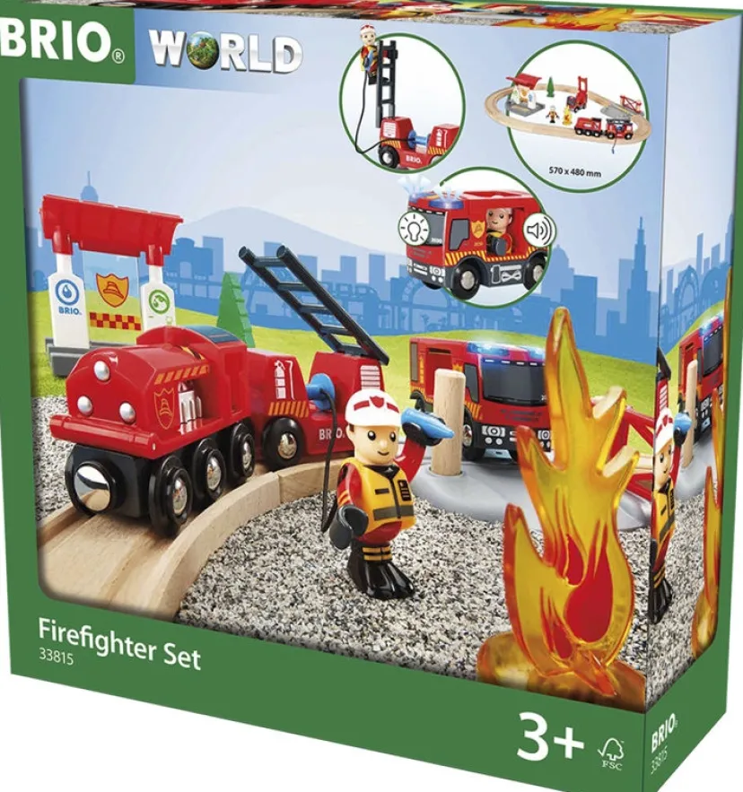 33815 Togsæt med brandmandstema>Brio New