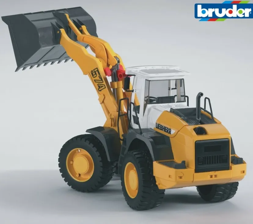Liebherr knækhjulslæsser L574>Bruder Hot