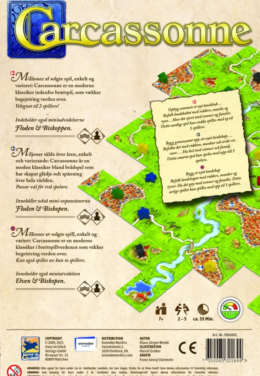 Carcassonne nordic>Spil Hot