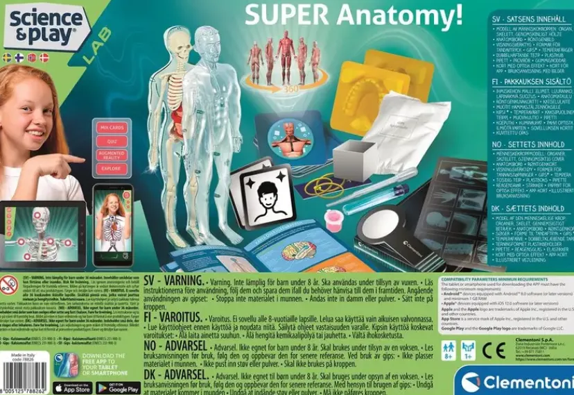 Clementoni Super anatomi> Clearance