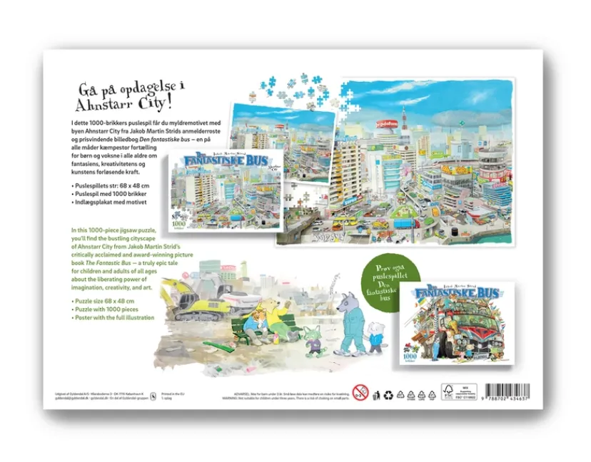 Den fantastiske bus - Ahnstarr City. 1000 brikker>Puslespil