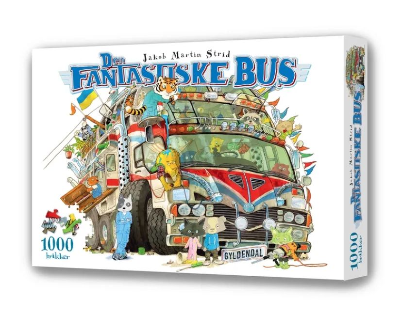 Den fantastiske bus - 1000 brikker>Puslespil Discount