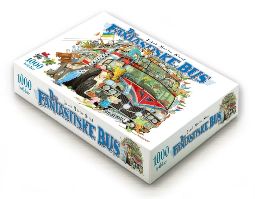 Den fantastiske bus - 1000 brikker>Puslespil Discount