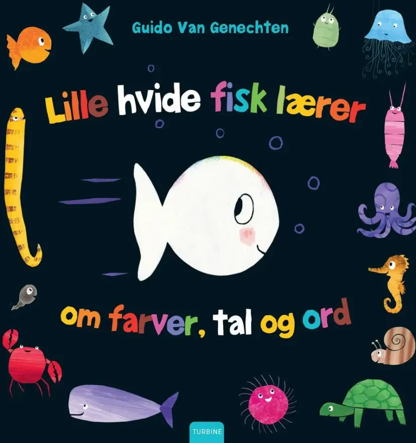 Den lille hvide fisk lærer om farver, tal og ord> Discount