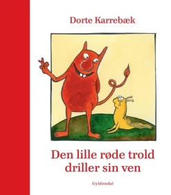 Den lille røde trold driller sin ven> Sale