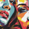 Diamond art ansigter FARVERIG 20 x 30 cm> Online
