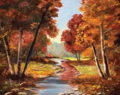 Diamond art skov/BÆK 40 x 50 cm><noscript><img width=