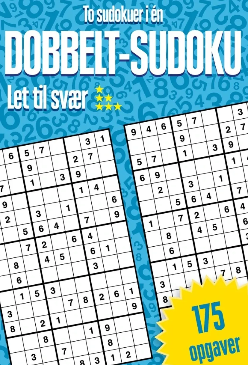 Dobbelt-sudoku : To sudokuer i én> Outlet