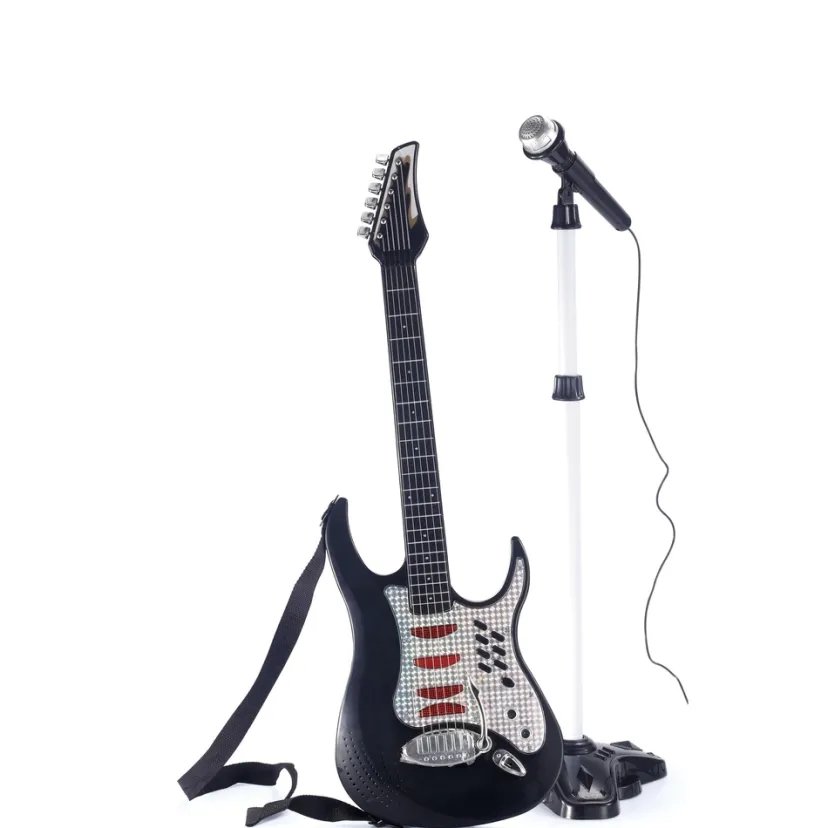 Elektrisk Guitar med Mikrofon og Stativ>MUSIC Clearance