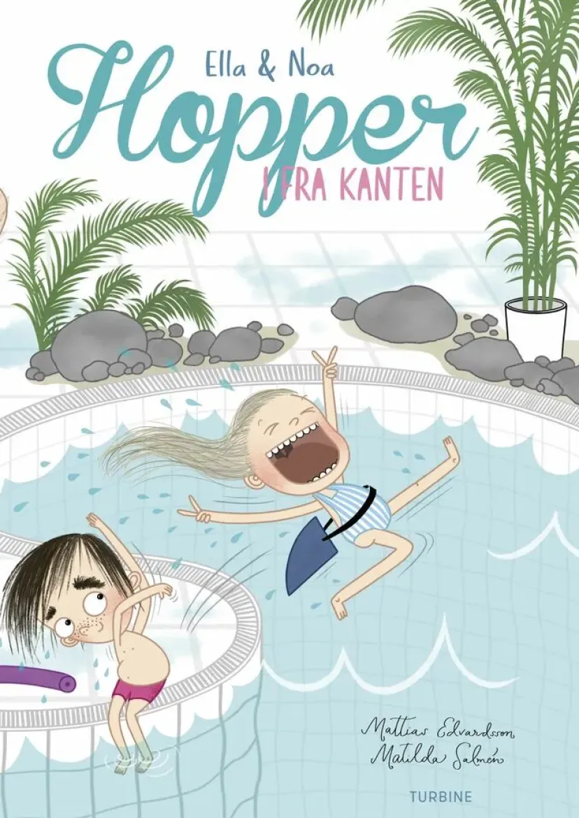 Ella og Noa – hopper i fra kanten> Sale