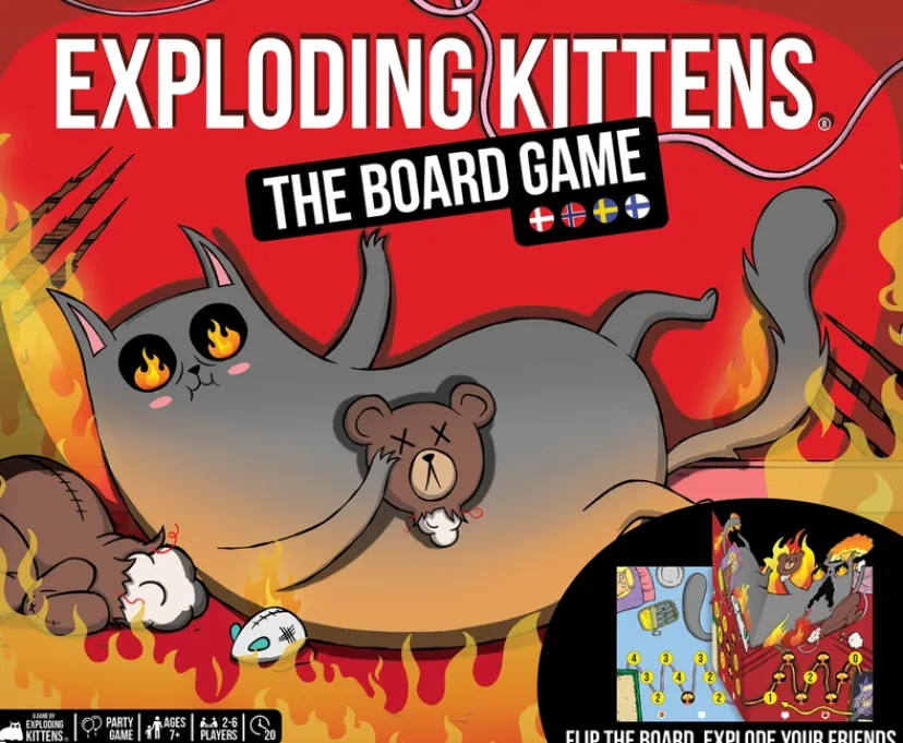 Exploding Kittens The Board Game Nordic>Spil Discount
