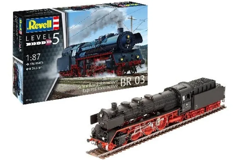 Express locomotive 03 class with tender 1:87>Revell