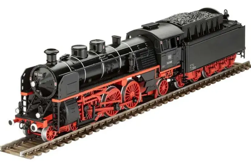 Express Locomotive BR 18 505 w/tender 2'3'T38 1:87>Revell Clearance