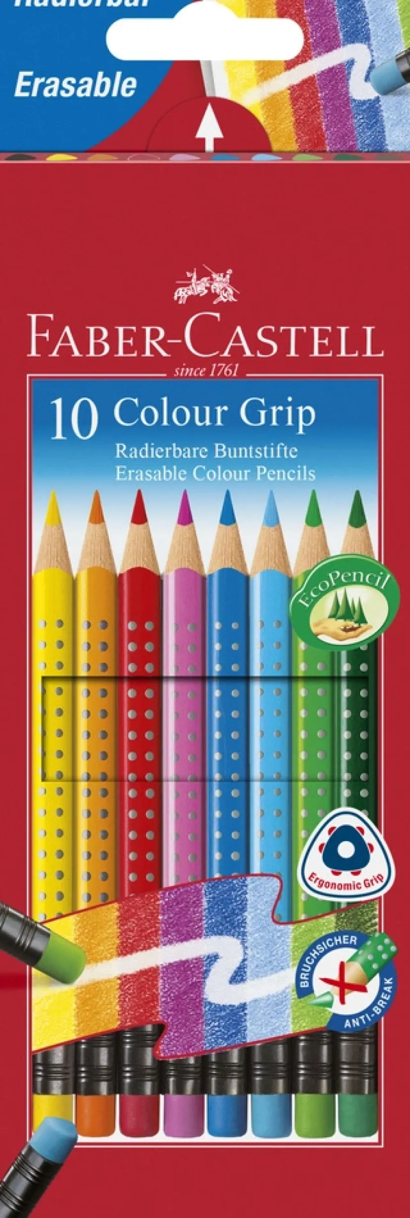Farveblyant erasable 10 stk>Faber-Castell Discount