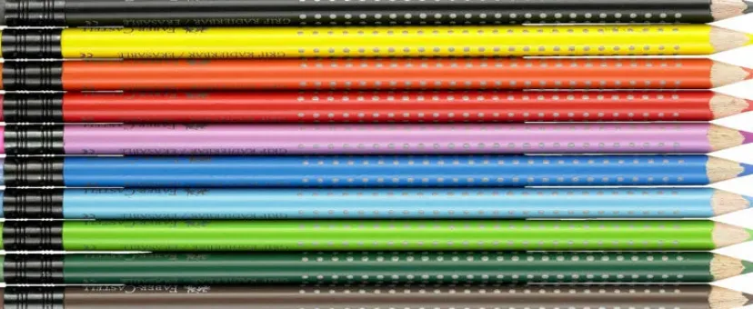 Farveblyant erasable 10 stk>Faber-Castell Discount