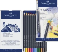Farveblyant goldFaber tin 12 ass><noscript><img width=