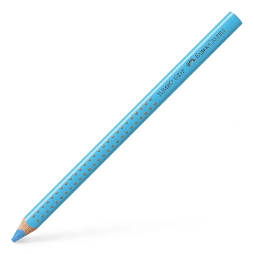 Farveblyant grip 2011 jumbo lys blå>Faber-Castell Hot