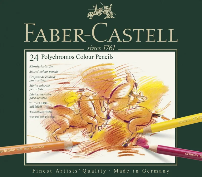 Farveblyant polychromos 24 farver>Faber-Castell Outlet