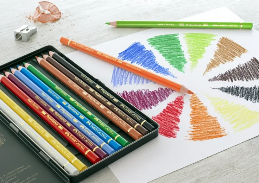 Farveblyant polychromos 12 farver>Faber-Castell Online